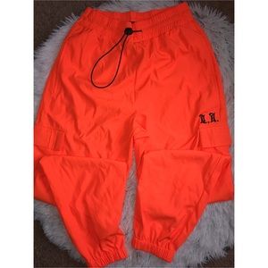 Orange fashionable joggers